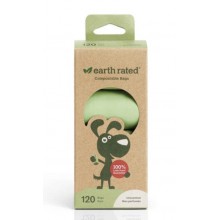 Earth Rated 120 Certified Compostable Bags on 8 Refill Rolls